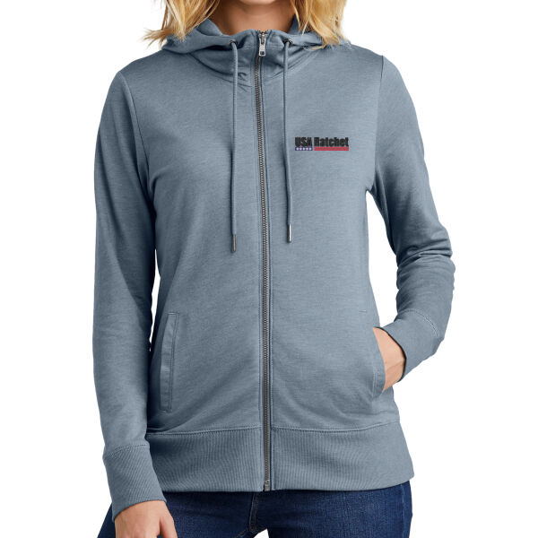 USA Ratchet - Women's Featherweight French Terry™ Full Zip Hoodie Thumbnail