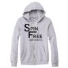 Adult Triblend Full-Zip Fleece Hooded Sweatshirt Thumbnail